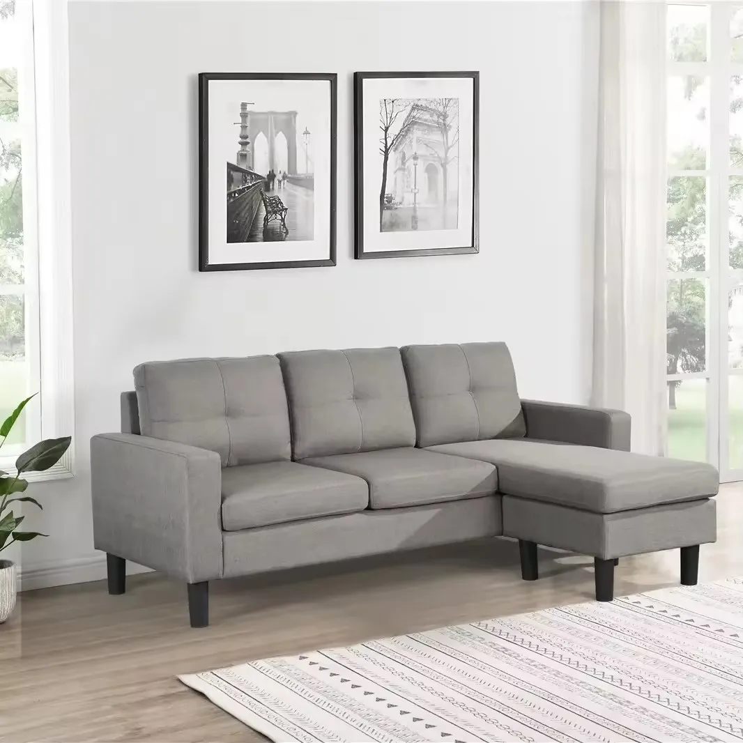 Living room sofas set furniture modern sectional sofa 3 seater l shape sofa