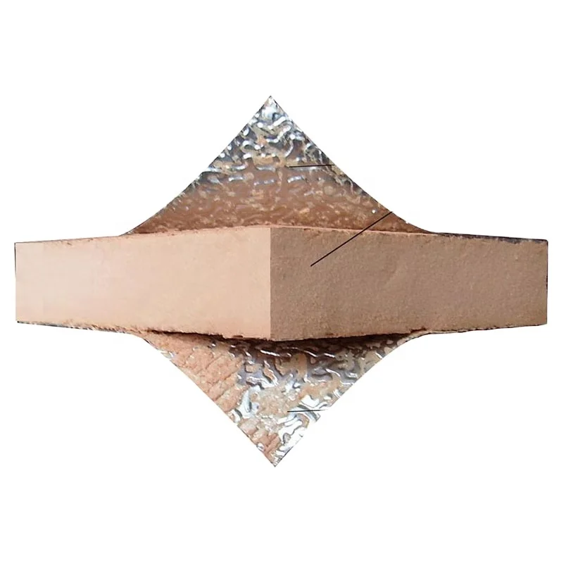 Double Sided Aluminum Foil 20mm Pf/Phenolic Insulation Foam Duct Panel Of HVAC System