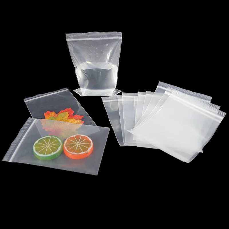 Wholesale White clear Ziplock Bags 1.5x2 2x2 2x3 3x3 3x4 3x5 2mil