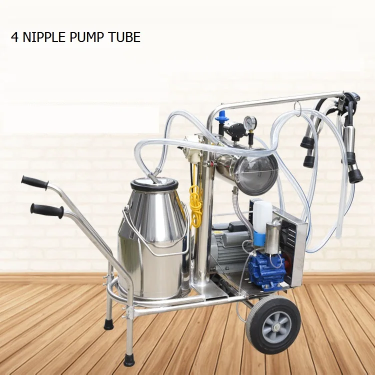 cow Milking  Machine Portable  with  2 tank