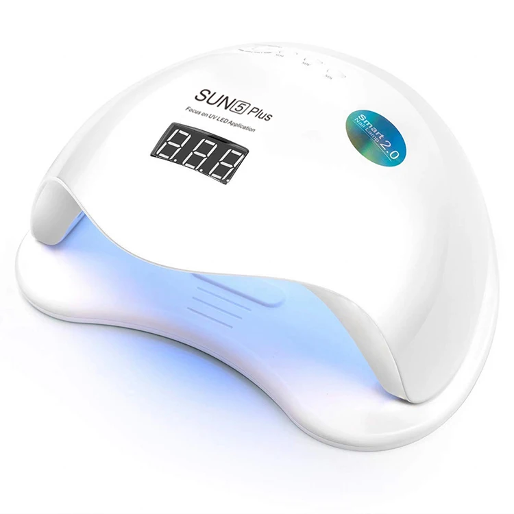 48W UV LED Nail Lamp Dryer for Nails Gel Polish with Automatic Sensor Sun 5 Plus Nail Salon Equipment