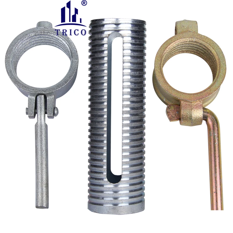 G Pin Connection Steel Shoring Props Accessories Nut and Screw Sleeve Jack Pole