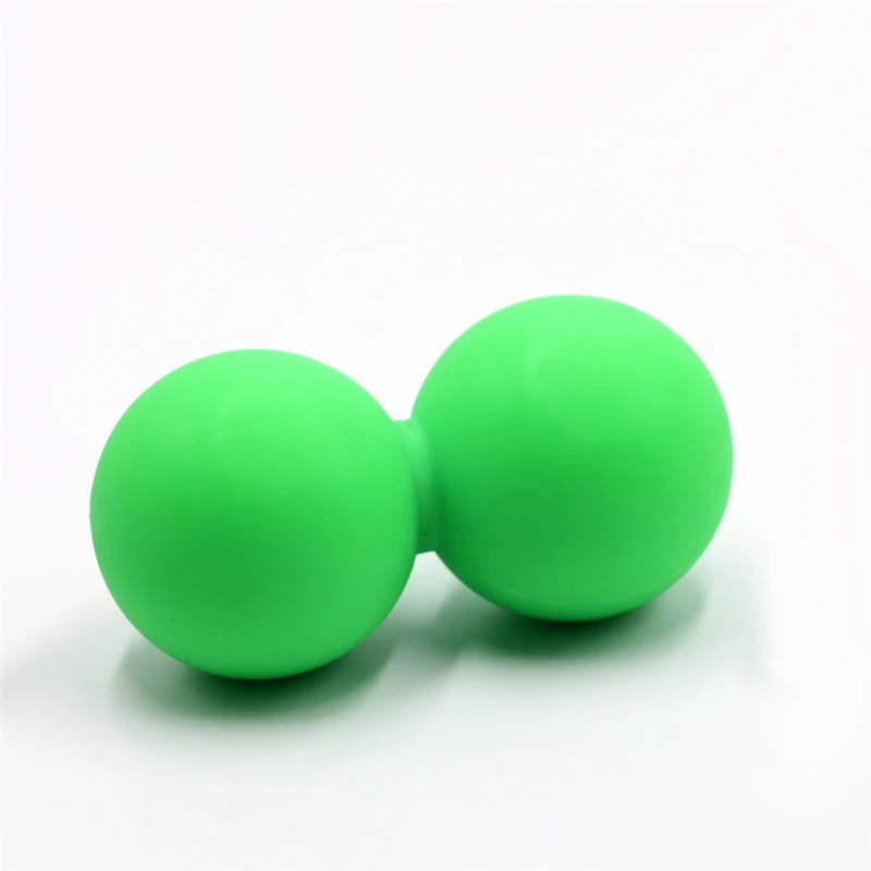  Wholesale New Non-toxic Eco Silicone Double Peanut Lacrosse massage