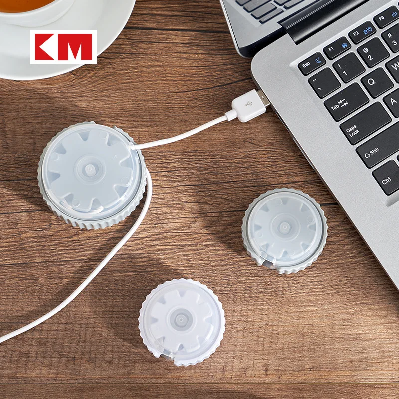 winding wire storage box Portable rotary cable organizer Data cable headphone cable reel