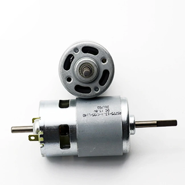 High speed 20000rpm 60mm length plastic cover 12 v rs755 dc motor for grass trimmer