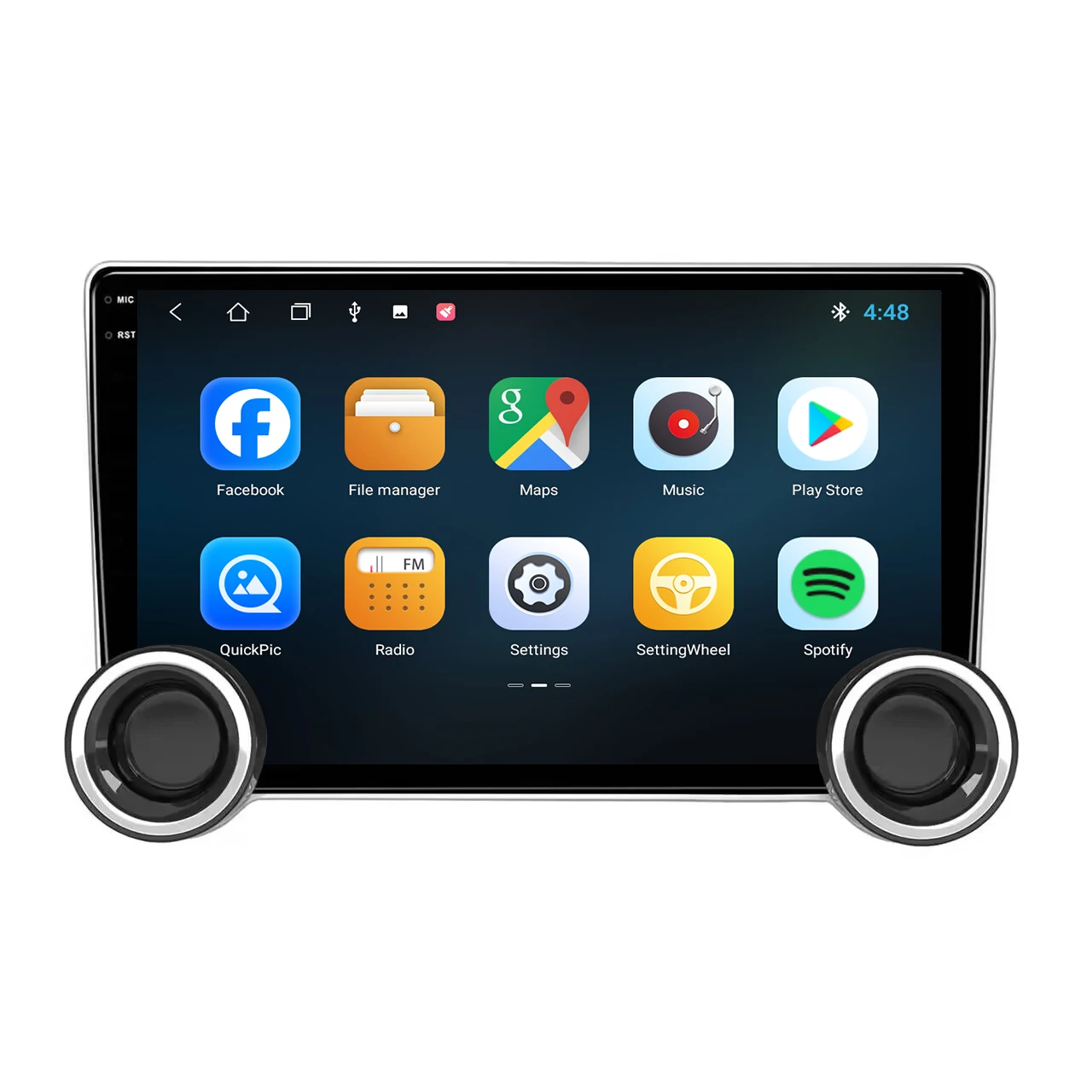 Top Sales And Fashion Universal Multimedia GPS Navigation 10.4'  Android 13 Car Stereo Radio Car Play For All Kinds Of Cars