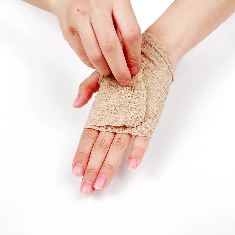 black self-adhesive bandage adhesive bandages medical elastic adhesive bandage surgi aid lifecare