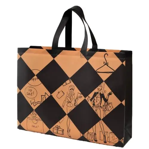 Custom design shopping bag jacquard woven tapestry tote bag grocery bag