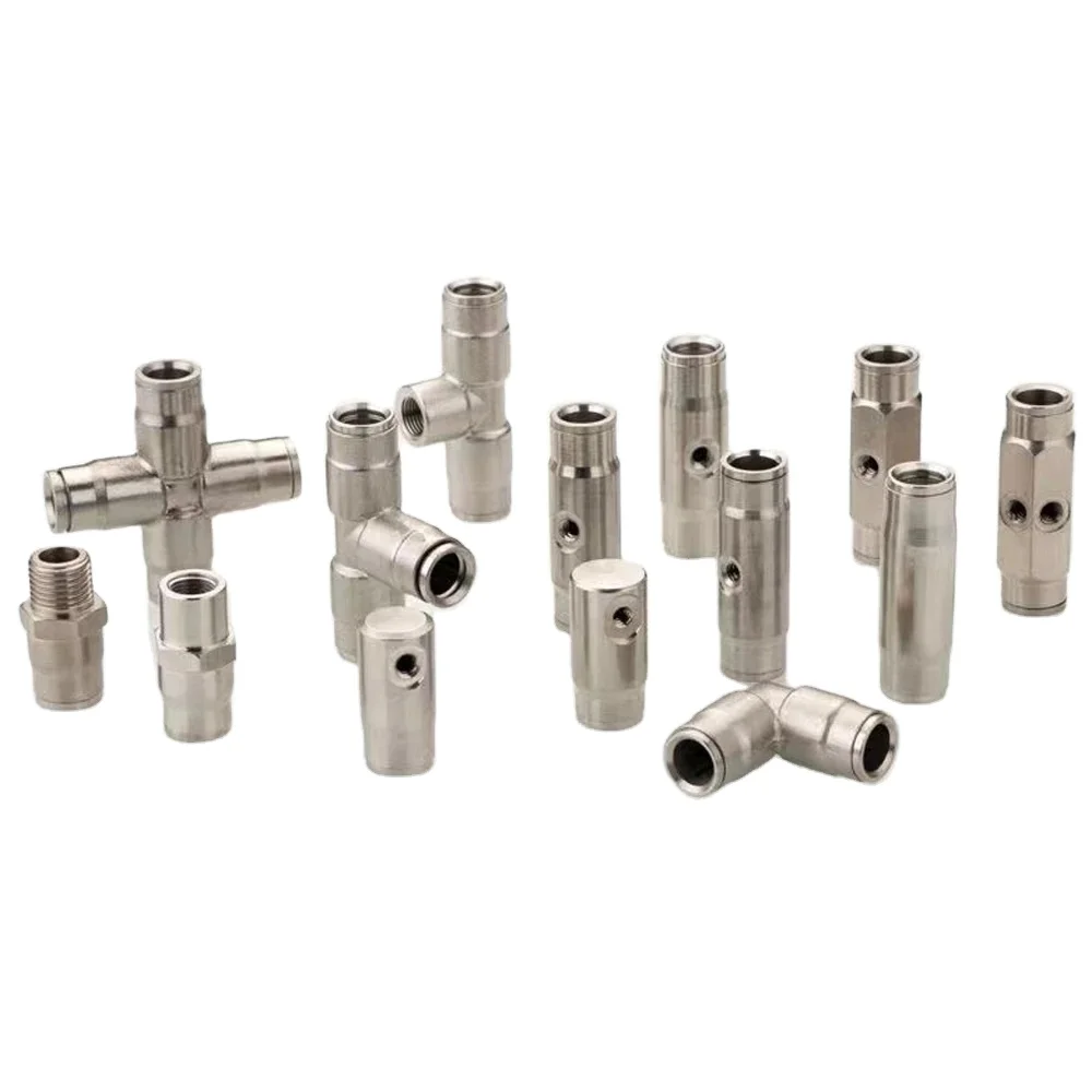 3/8' Brass slip lock connector and fitting for high pressure misting system repair kits