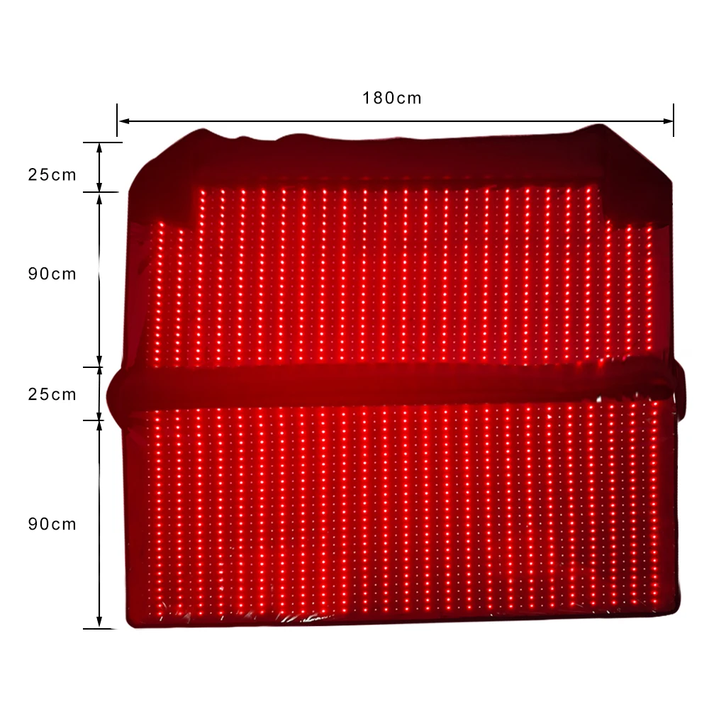 LEDEAST T2000A 2700PCS LED Chips Controller Dimming Multiple Modes Are Available Red Light Therapy Sleeping Bag