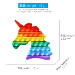 2021 New push Pop Fidget Sensory Toy Fidget Anti Stress release Push Fidget Toys