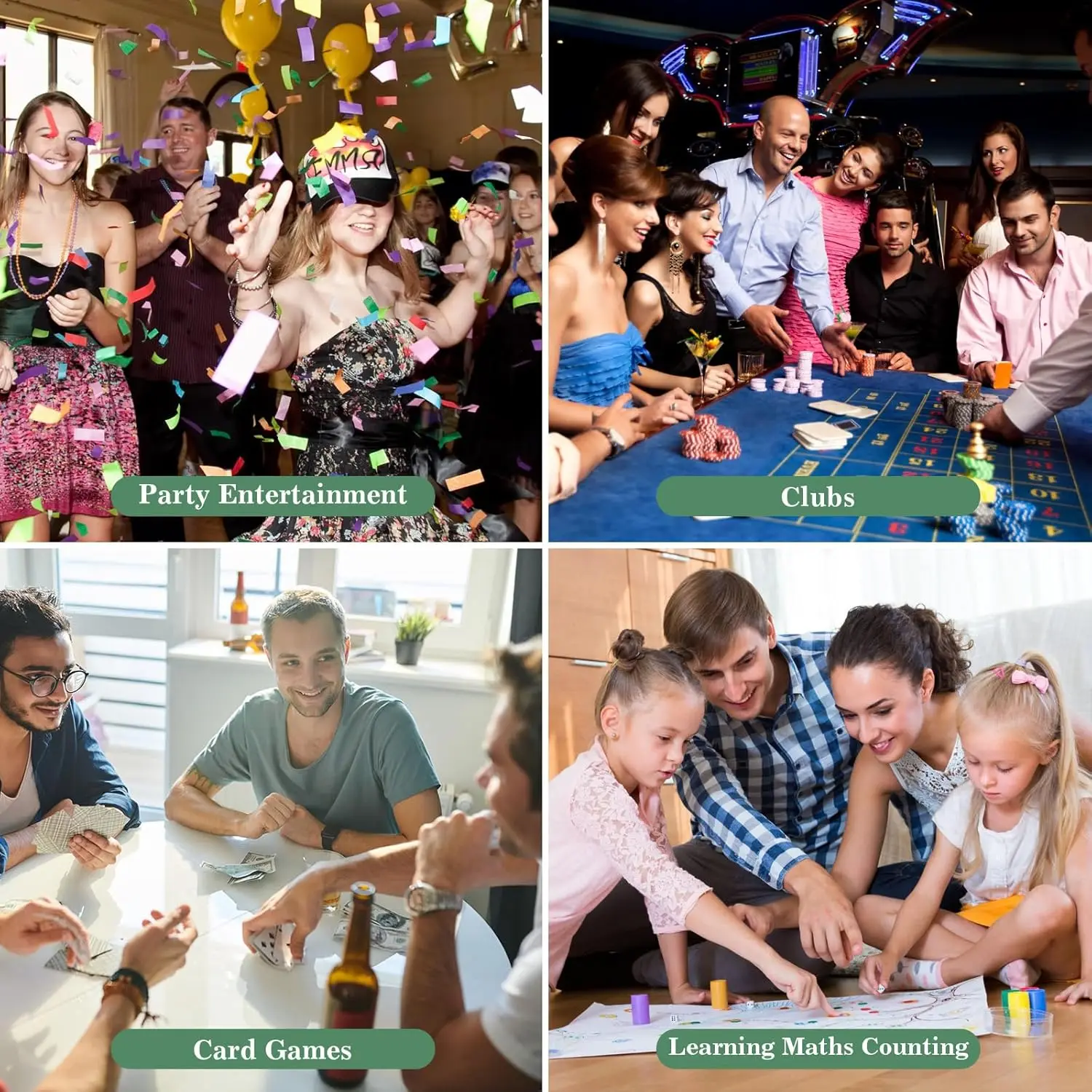 High Quality Custom Cheap Blanks Ceramic Clay Poker Chips Set Factory round ABS Casino Poker Chips with Custom Logo