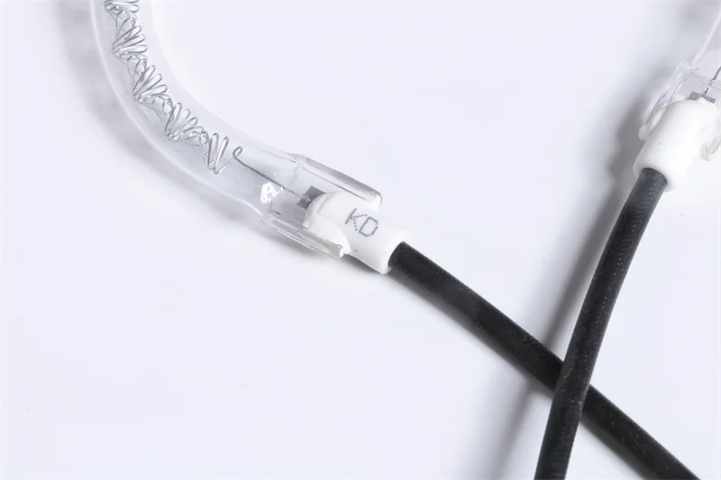 OEM ODM halogen quartz infrared carbon fiber  quartz heating heater microwave infrared quartz heating tube heating lamp