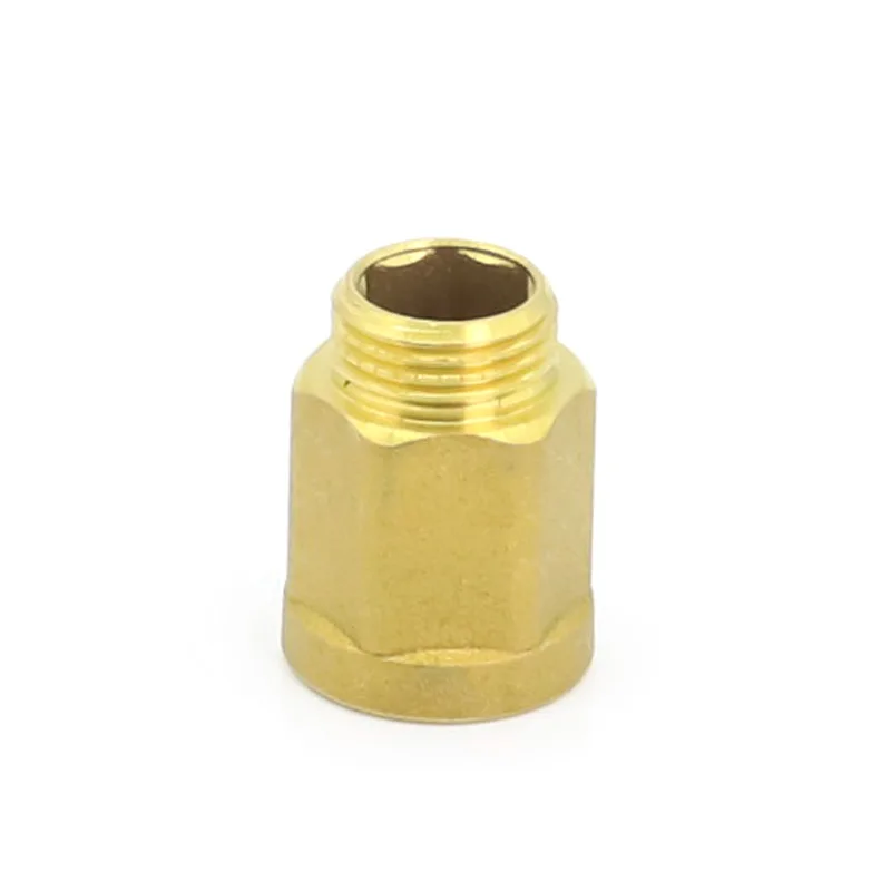 Wholesale Fittings Plumbing Brass Connector Thread Pipe Fitting Extension Adaptor For Water Plumbing