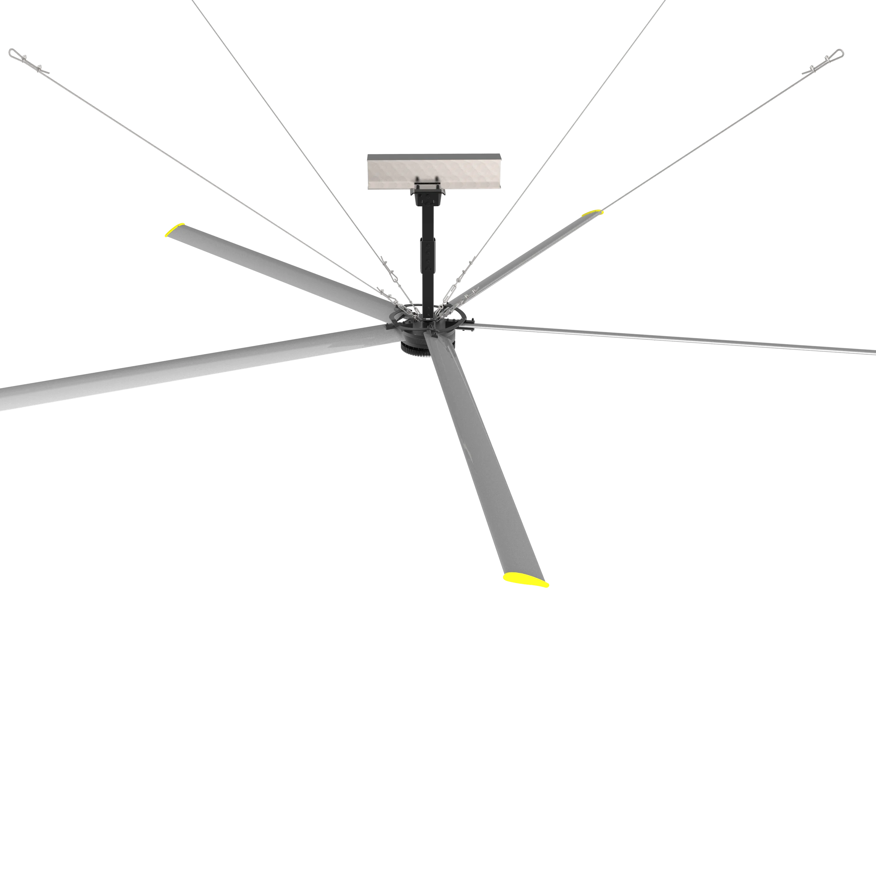 kALE High Speed Ventilation Industrial Fans 7.3M 24FT with Spare Parts