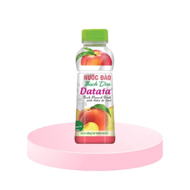 Peach Coconut Jelly Drink Low Price Coconut Sugar Passion Fruit Customized Packaging Carton Box Vietnam Product Manufacturer