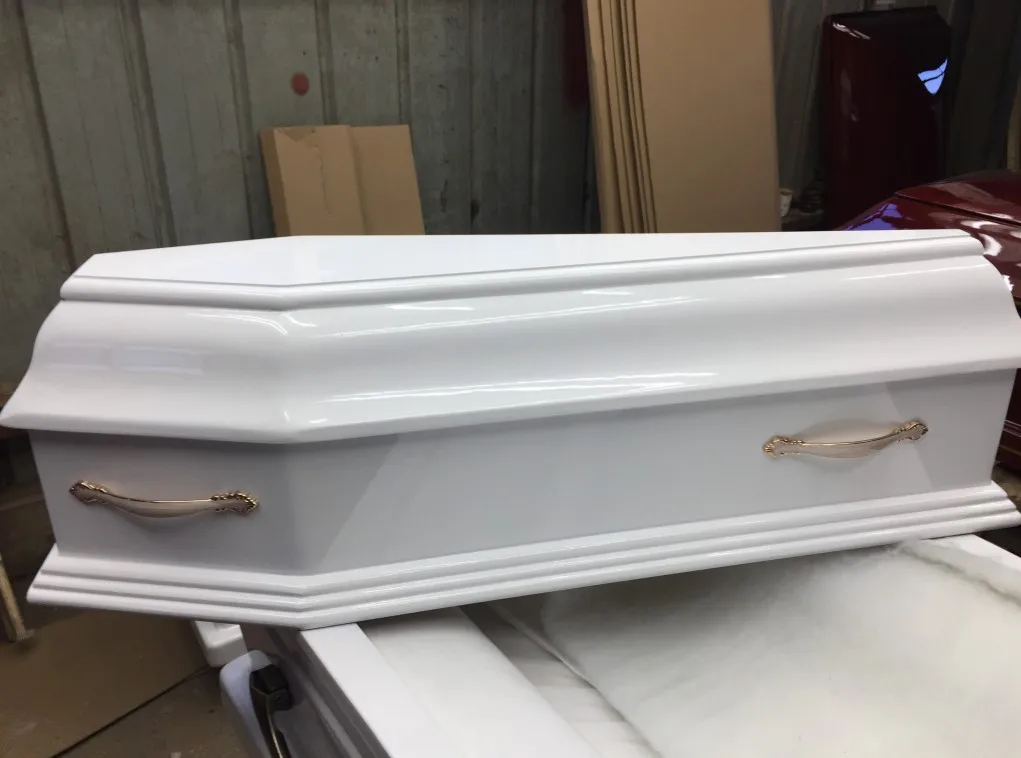 JS-B112 Funeral supply baby wood coffin baby caskets