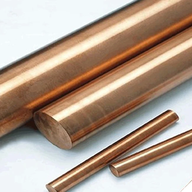 bronze red pure copper alloy round rod bar (1600212913699)