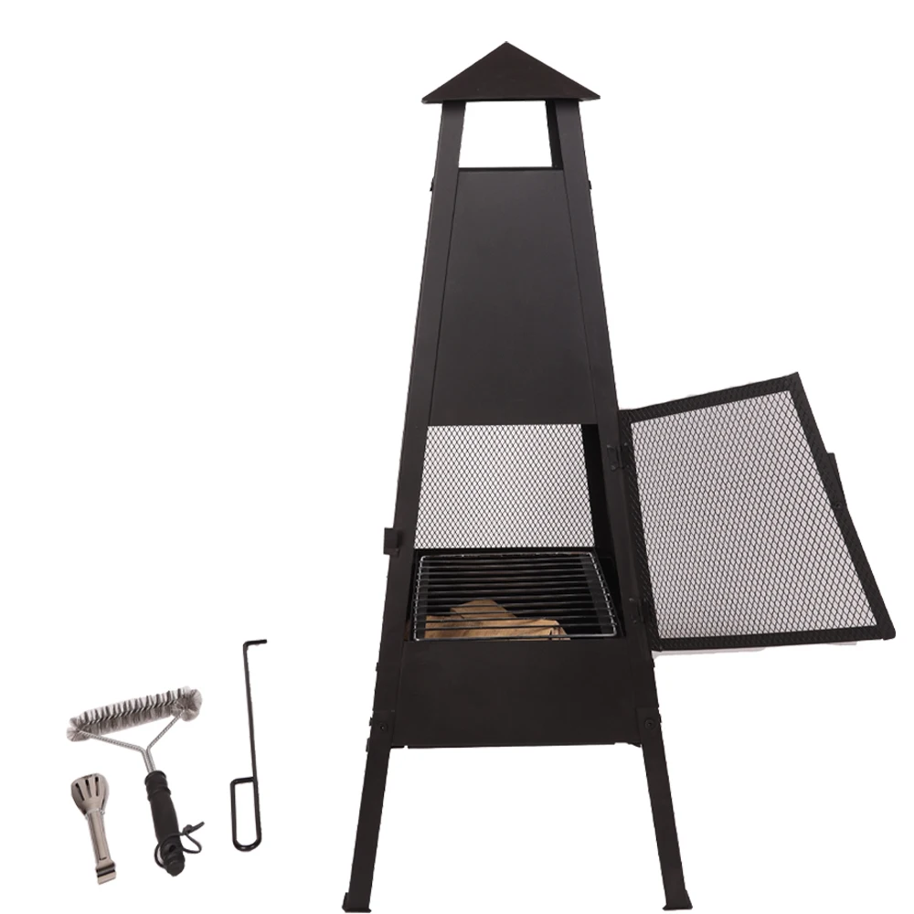 0N Sale Heavy Duty Chimenea Wood Burning Heavy Duty Camping Fire Pit For Outdoor