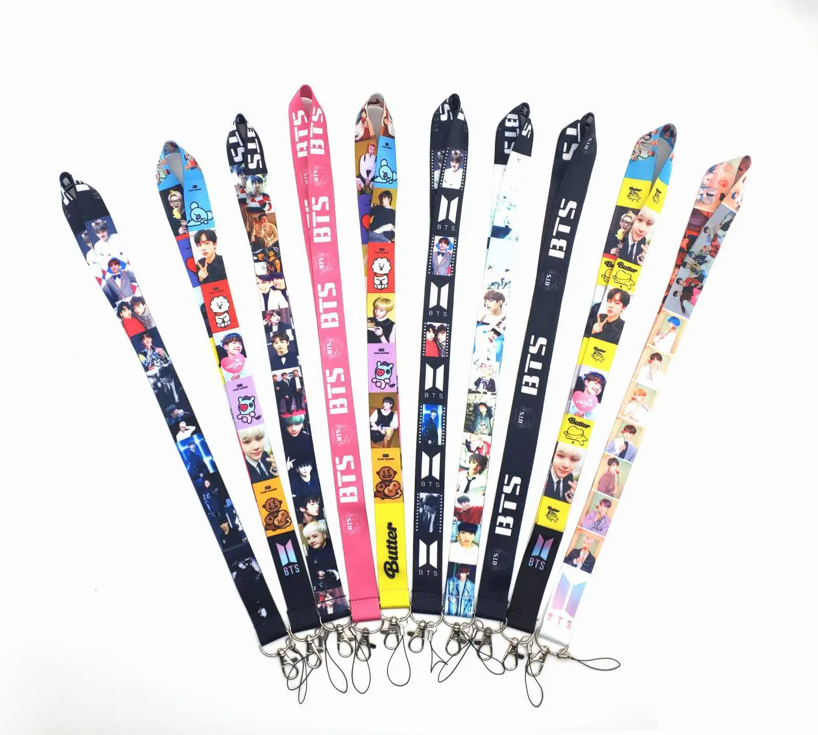 Hot Anime Jujutsu Kaisen Naruto One Piece Haikyuu Sailor Moon Promised Neverland Fairy Tail Tokyo Ghoul Dragon Ball Lanyards