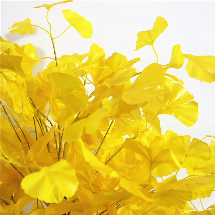 
Wholesale 1.35M Factory price artificial plastic ginkgo tree Ginkgo Tree leaves for home decoration 