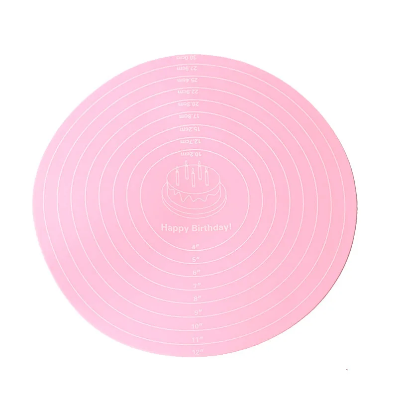 Silicone Kneading pad Baking Mat Non-Stick Pizza Bread Kneading Pad With Scale For Rolling Dough Pizza Bakeware Tools