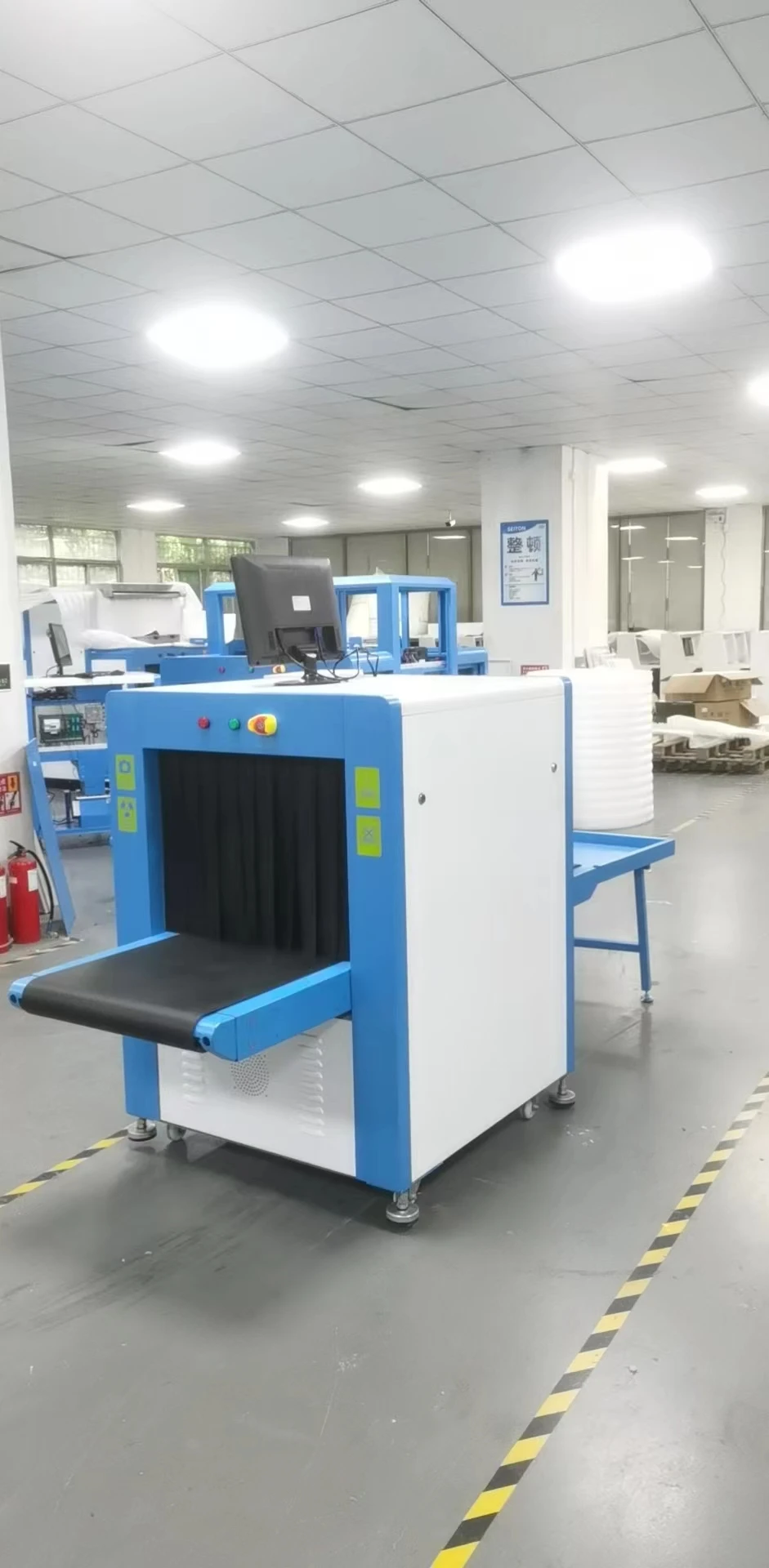 Dual Energy X Ray Baggage Scanner High Resolution xray machine security