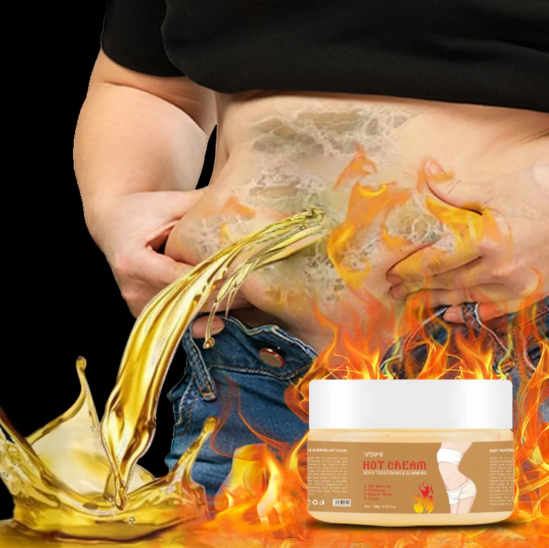 hotsale  natural  anti cellulite hot cream body slimming stomach fat burning tummy slim cream for women