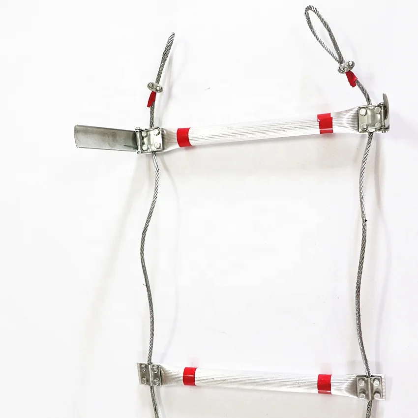16feet reliable chain fire fighting emergency ladder