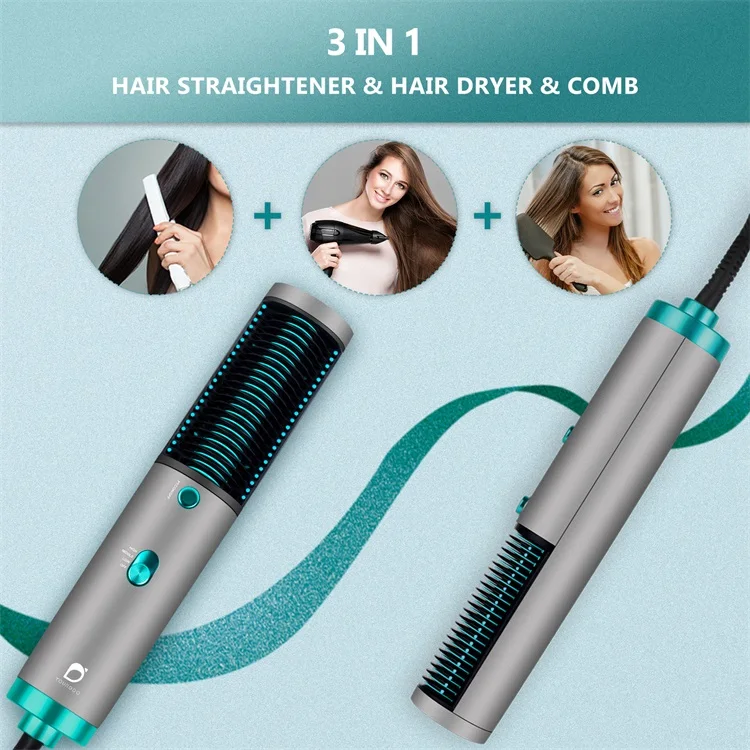 
YOUNGDO 2021 best selling air hot comb electric rotary hot air brush styler and dryer hot air styling brush 