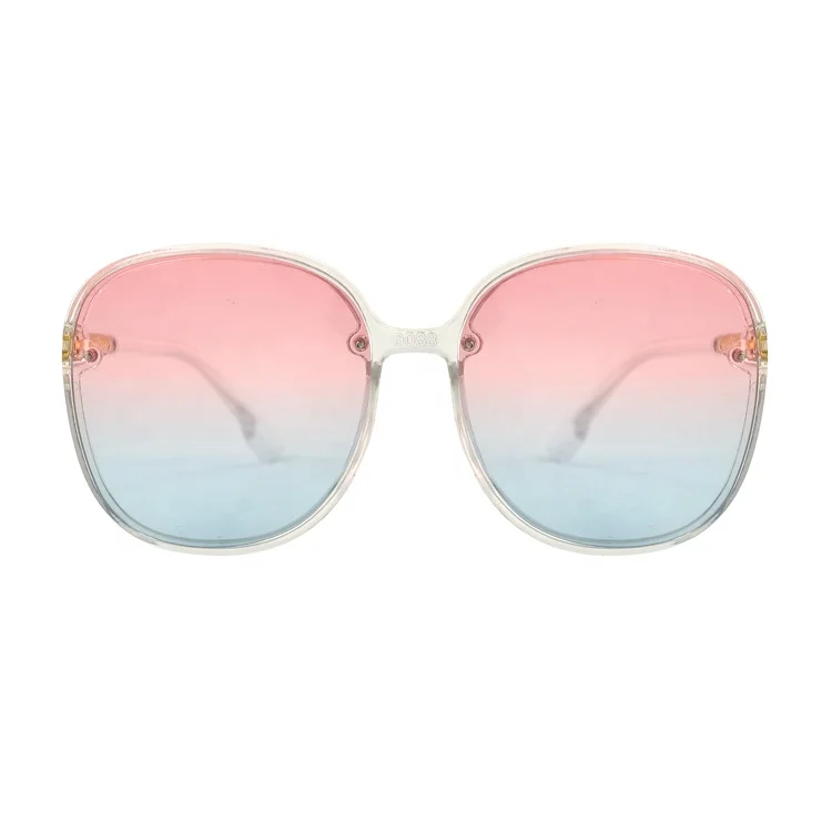 DOISYER 2019 new fashion boys girls big face lentes de sol plastic lenses material shades kids big box sunglasses