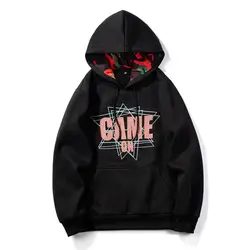 Wholesale Custom Printing Men Hoodie Black Hooded Sweatshirt Male Printed Clothing Hoodies and Sweatshirts