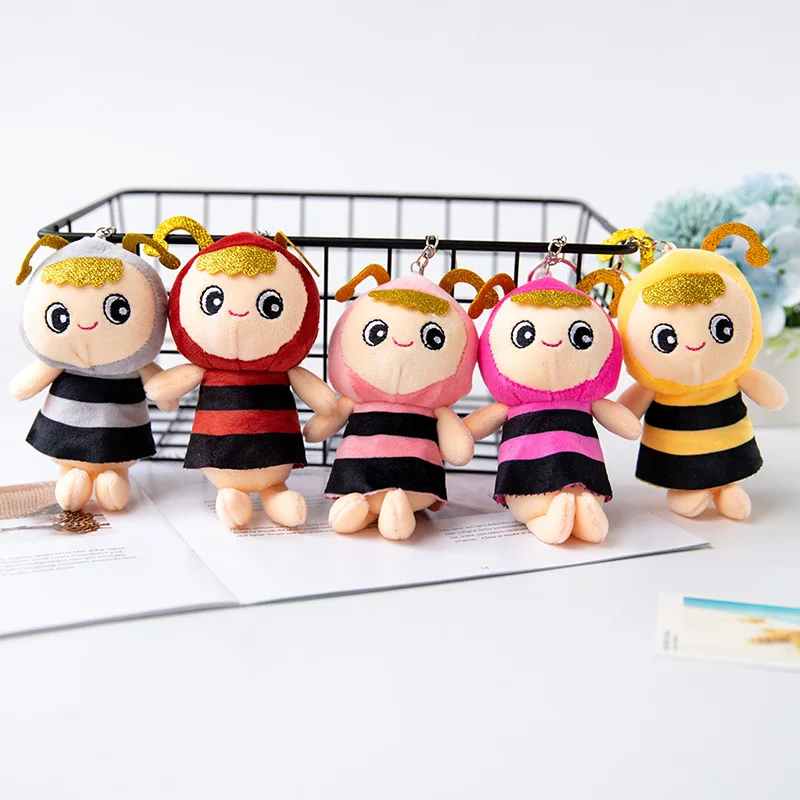 Amazon Hot Sale Small Bee Stuffed & Plush Toys Bees Animal Pendant For Home Decoration