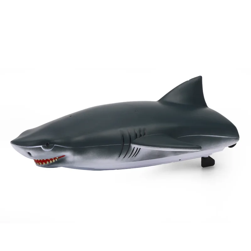 Cross border 2.4G electric four way remote control simulation shark high-speed remote control ship