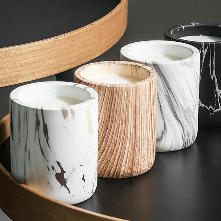 In Stock Warmer Vessel With Lid Ceramic Candle Holder