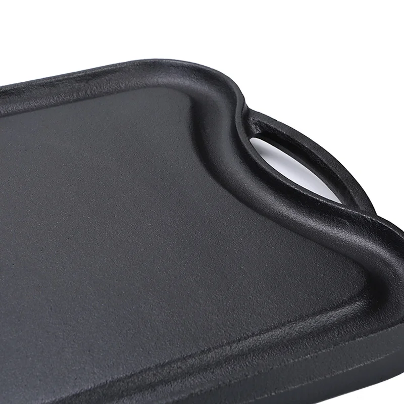 Prestige Reversible BBQ Grill Cast Iron Cookware Vegetable Oil Griddle Pan for Outdoor