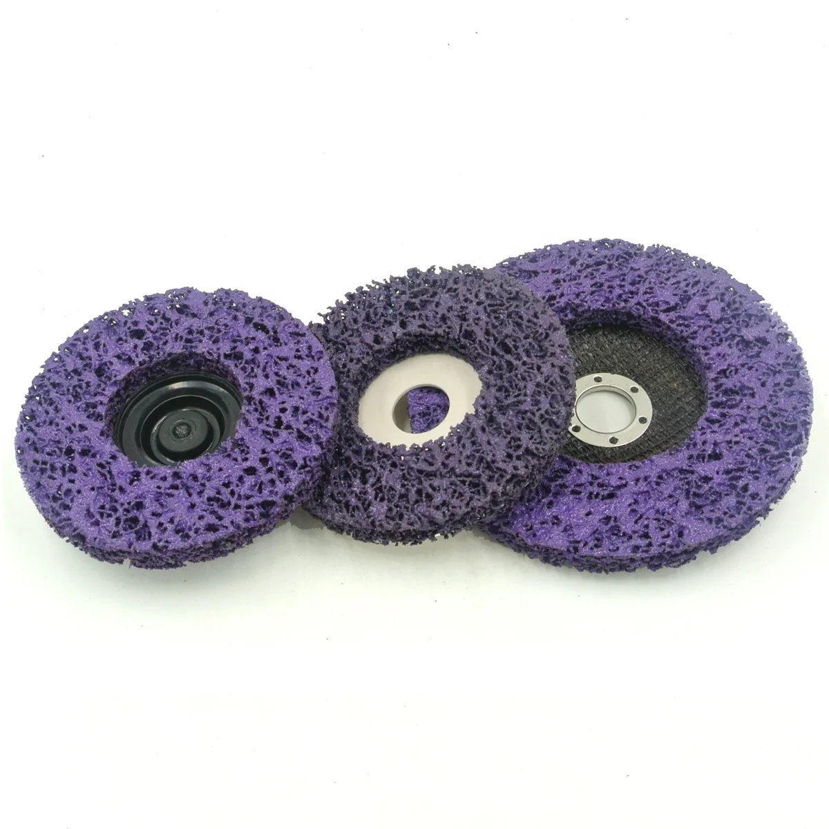 SATC Cleaning battery Diameter 4-1/2' CBS Clean/Strip Disc for Angle Grinders, Purple, 115mm