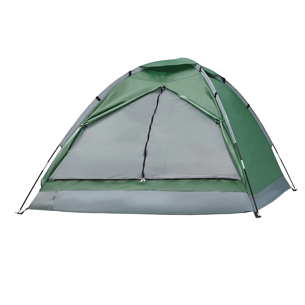 190T polyester hot selling waterproof camping folding  tent 2 person