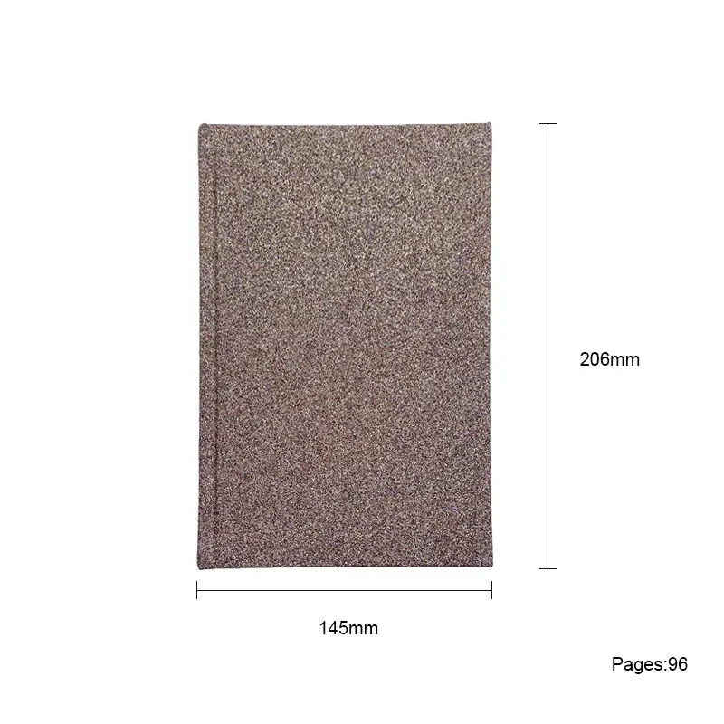 Подгонянная Роскошная Тканевая обложка немаркированный блокнот дневник канцелярские товары книга для планирования