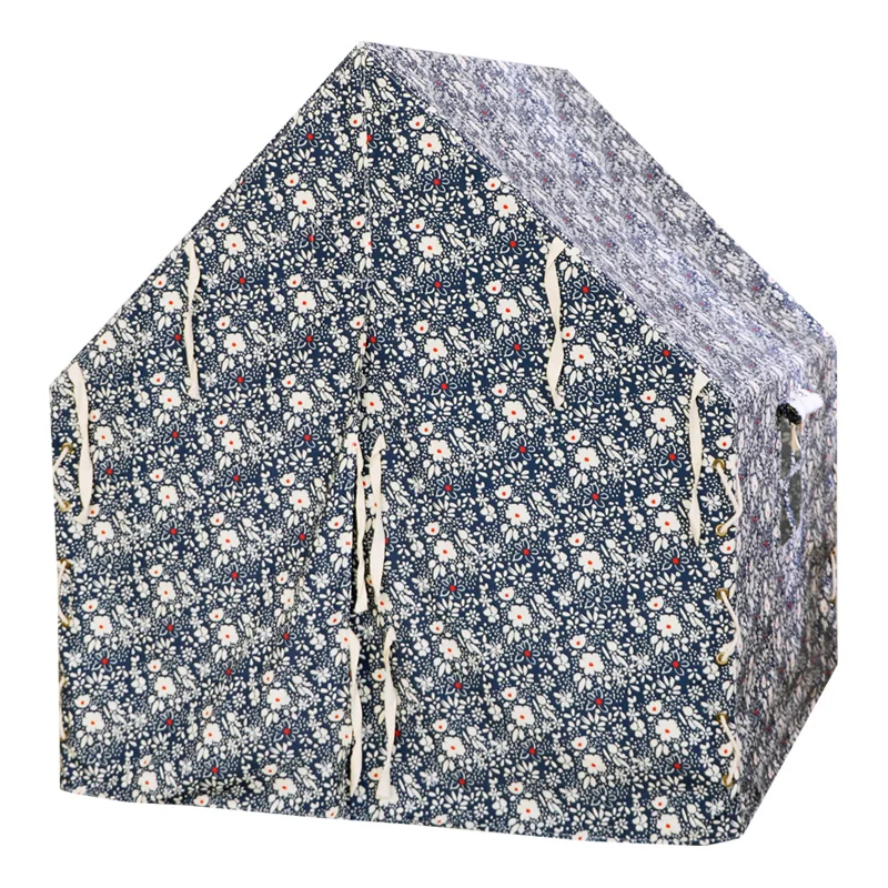 Asweets Indoor Unisex Kids Play Tent Scout Playhouse Made from Cotton Canvas Wooden Material for Children