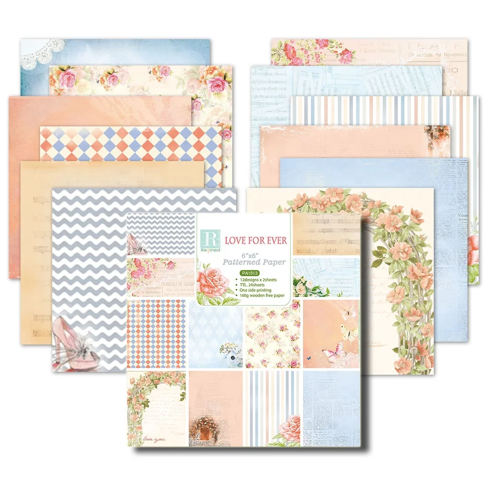 
patterned paper cardmaking 6
