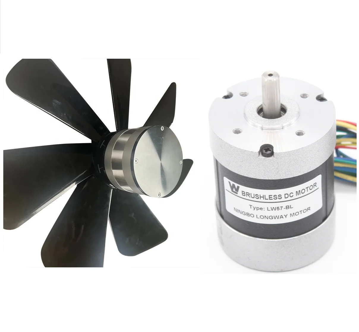 BLDC Brushless Dc Attic Solar Powered Fan Motor 12v 18v 24v with Built-in Driver for Cooling Exhaust