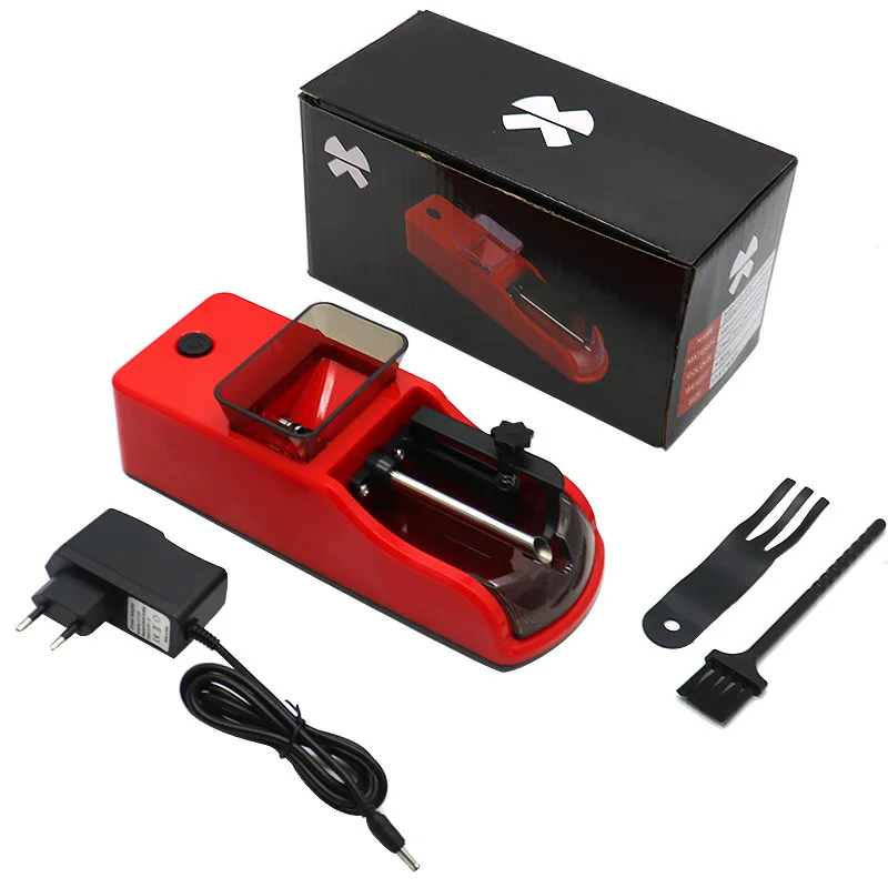 Mini Tobacco Fully Automatic ABS Material Custom Logo Making Cigarette Rolling Portable Smoking Accessories