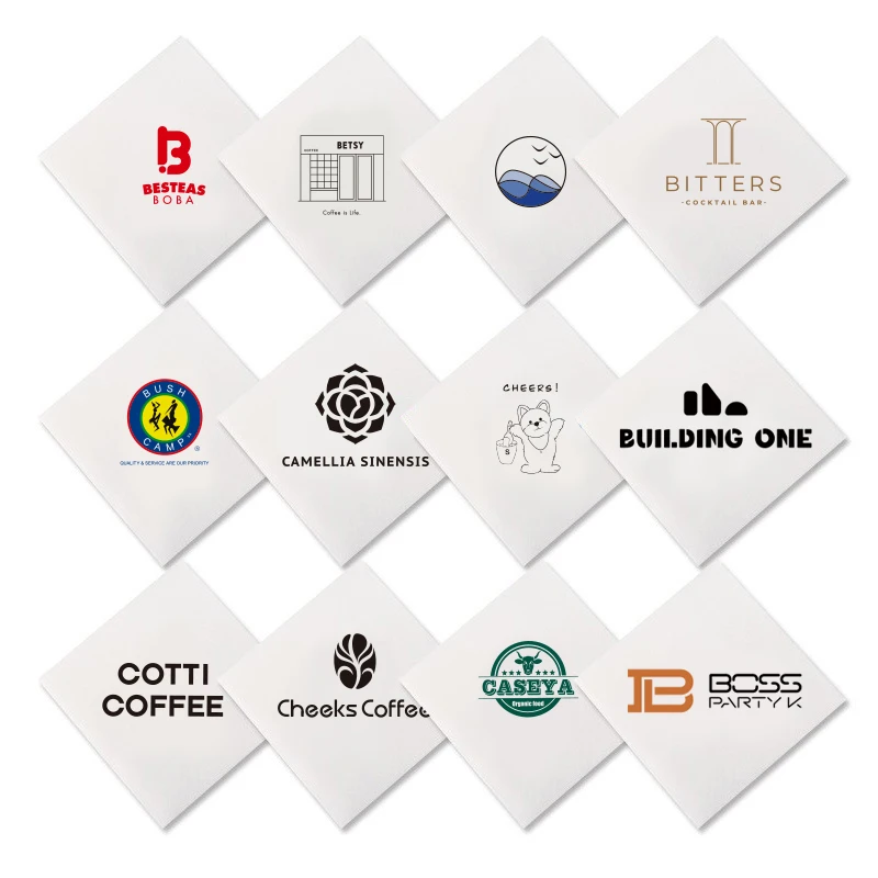 Manufacturer Luxury Folded Dust-Free Dinner Table China Black Airlaid Napkins Linen Cotton With Logo