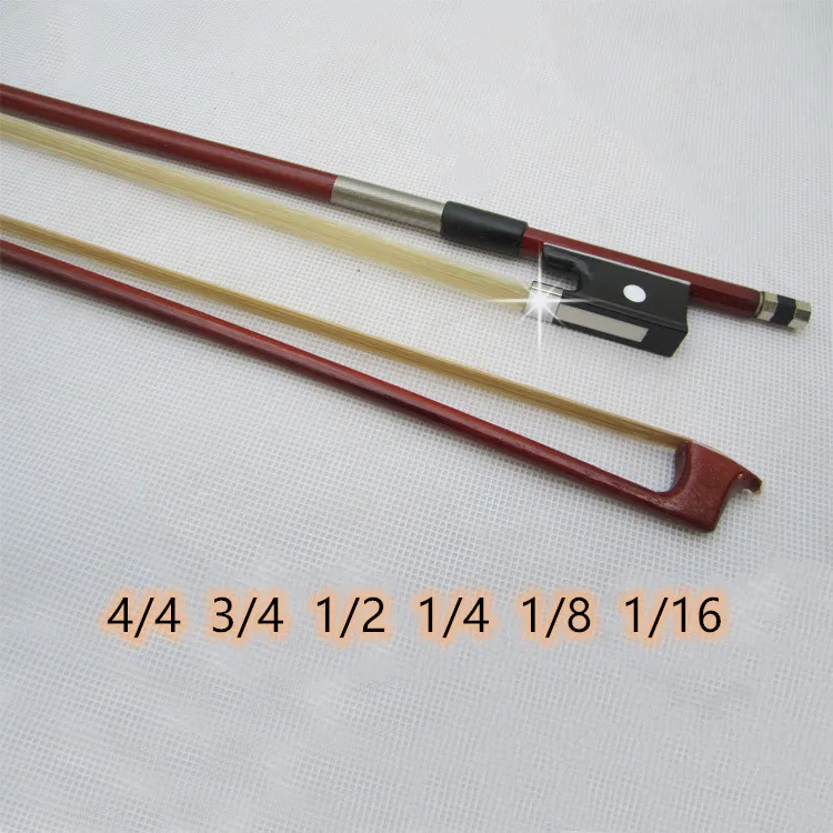 
Wholesales cheap price Brazil wood violin bow Violin accessories 1/16-4/4 