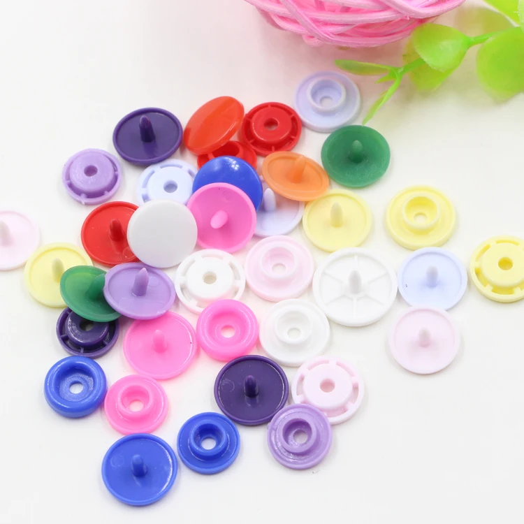 Пластиковые пуговицы POM /PP 12 мм для прозрачного пакета