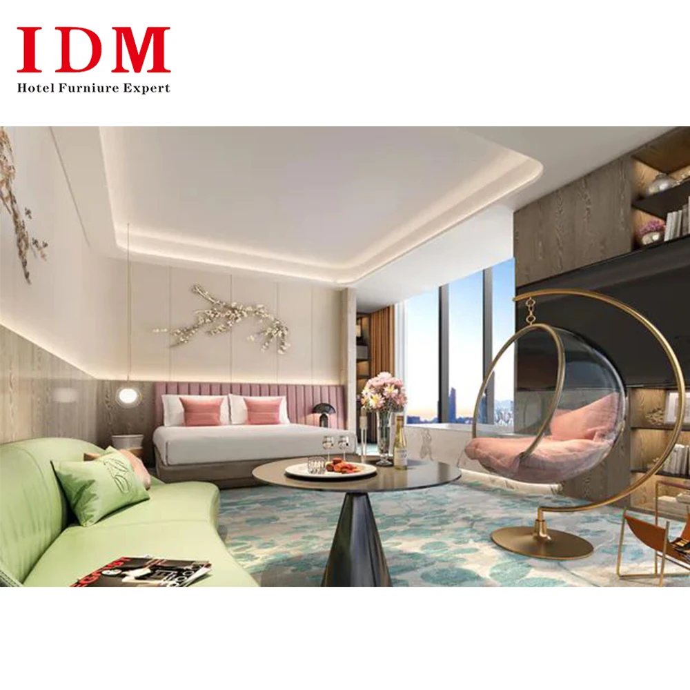 West Africa Apartment Hotel High End Luxury Style Modern Custom Hotel Furniture For Project