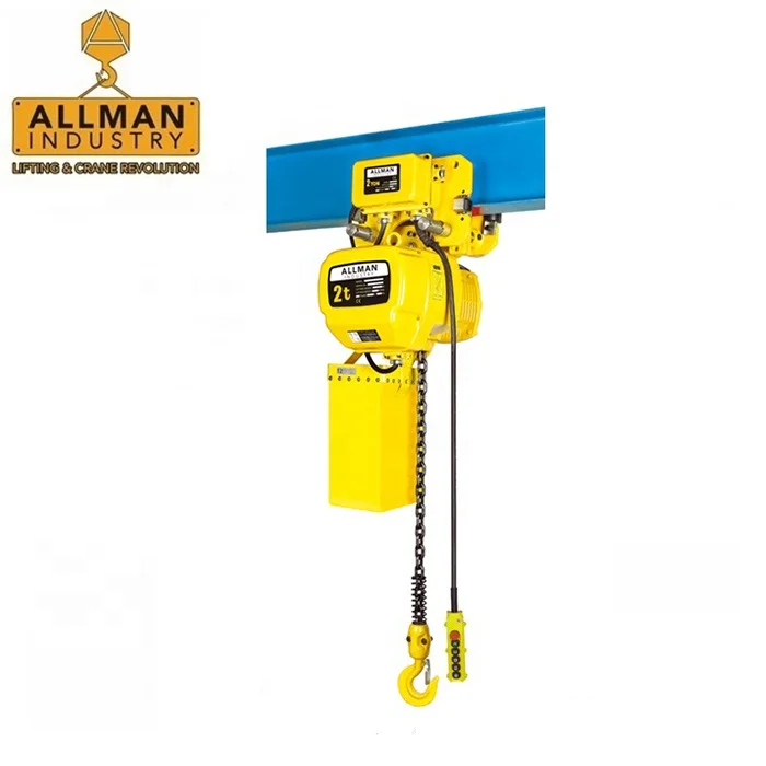 Hot sale single phase type 220V electric chain hoist 1 ton