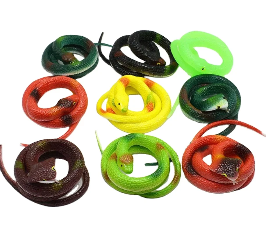 1 pcs funny rubber snake toy