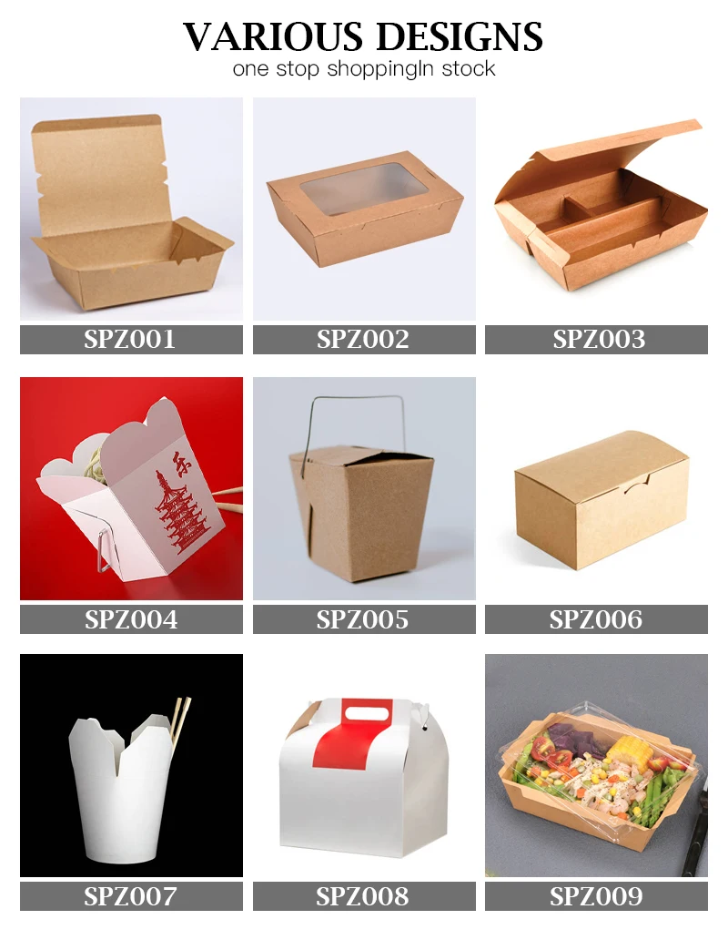 Takeaway Disposable Lunch Box Lid Paper Roll Food Packaging Pe Coated Kraft Paper Hingered Disposable Sandwich Packaging Accept